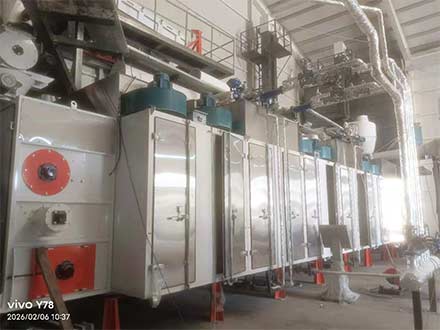 强福机械5-6吨鱼饲料膨化烘干机伊拉克项目