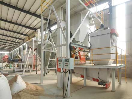 强福机械55KW饲料粉料线安装完成焦作项目