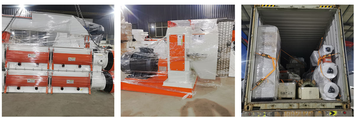 成套SZLH 350饲料加工设备已运往秘鲁