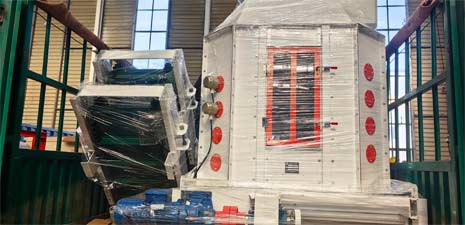 强福机械32型牛羊饲料颗粒生产线发往内蒙古