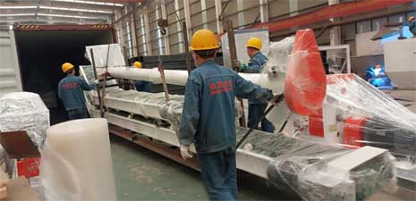 强福机械32型饲料颗粒生产设备发货南美