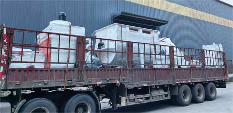 强福机械饲料设备55kw粉碎系统发货