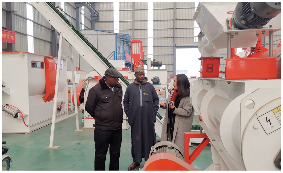 尼日利亚客户参观强福工厂
