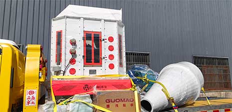 强福机械饲料颗粒冷却系统发往辽宁