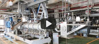 时产10吨膨化水产饲料线生产